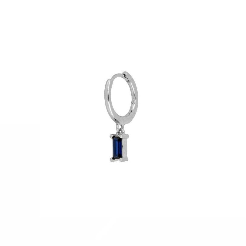 Hoop Féline Blue Silver