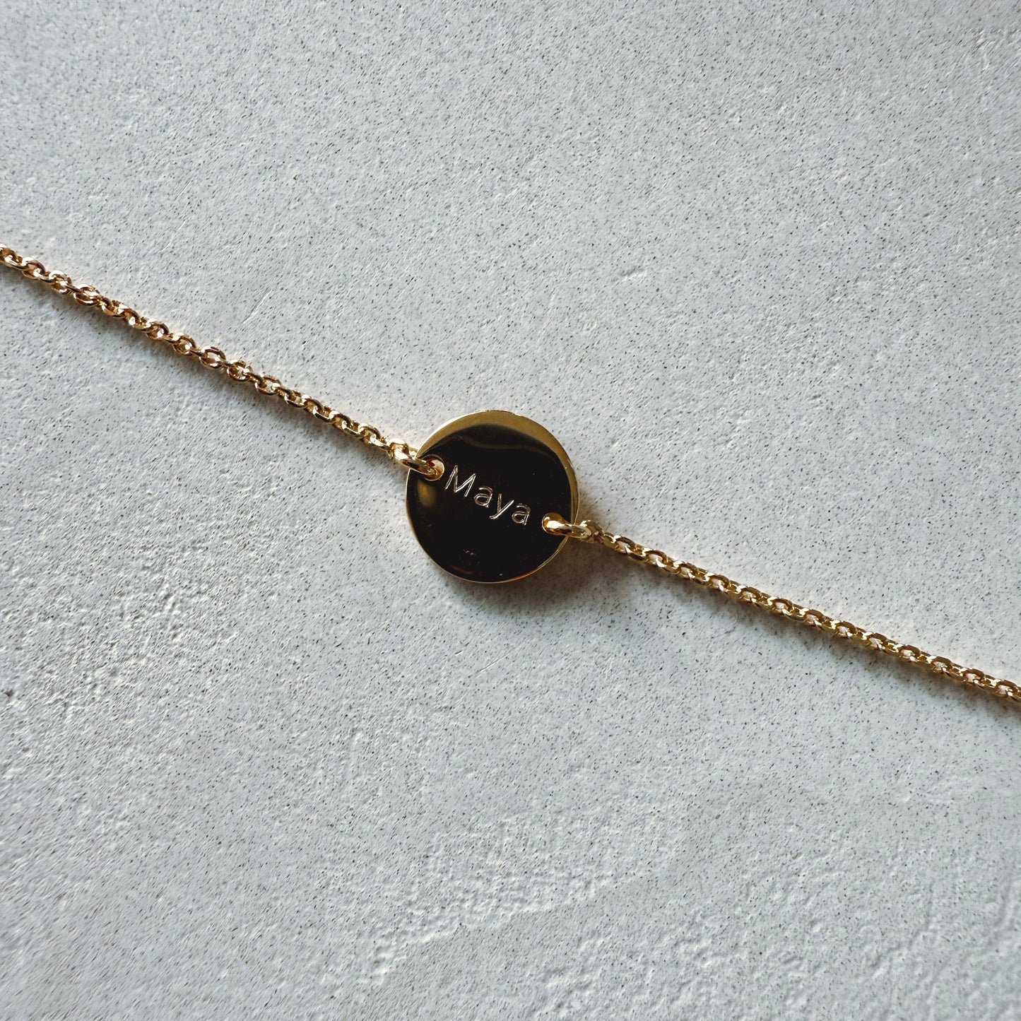 Engraved Bracelet Moon