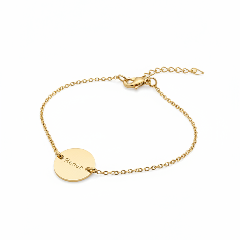Engraved Bracelet Shine