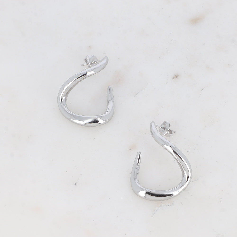 Earrings Poppy Silver