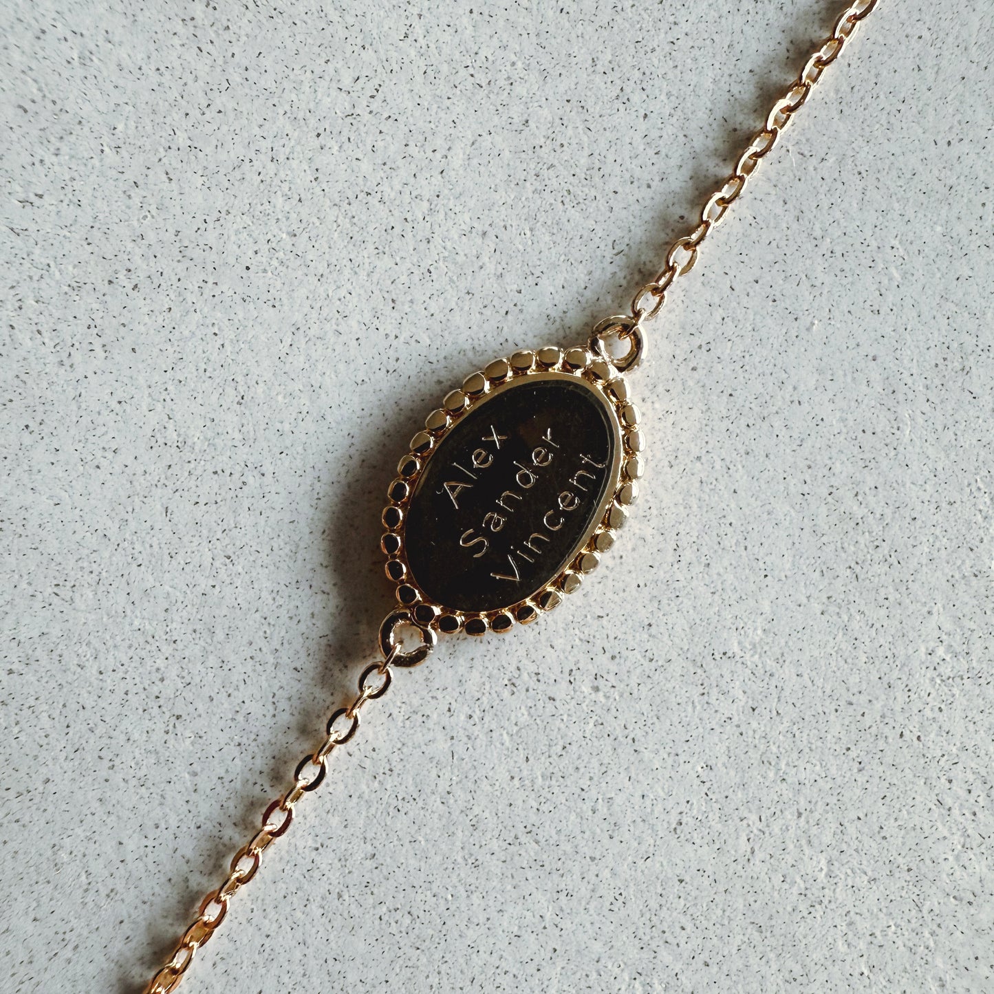 Engraved Bracelet Star