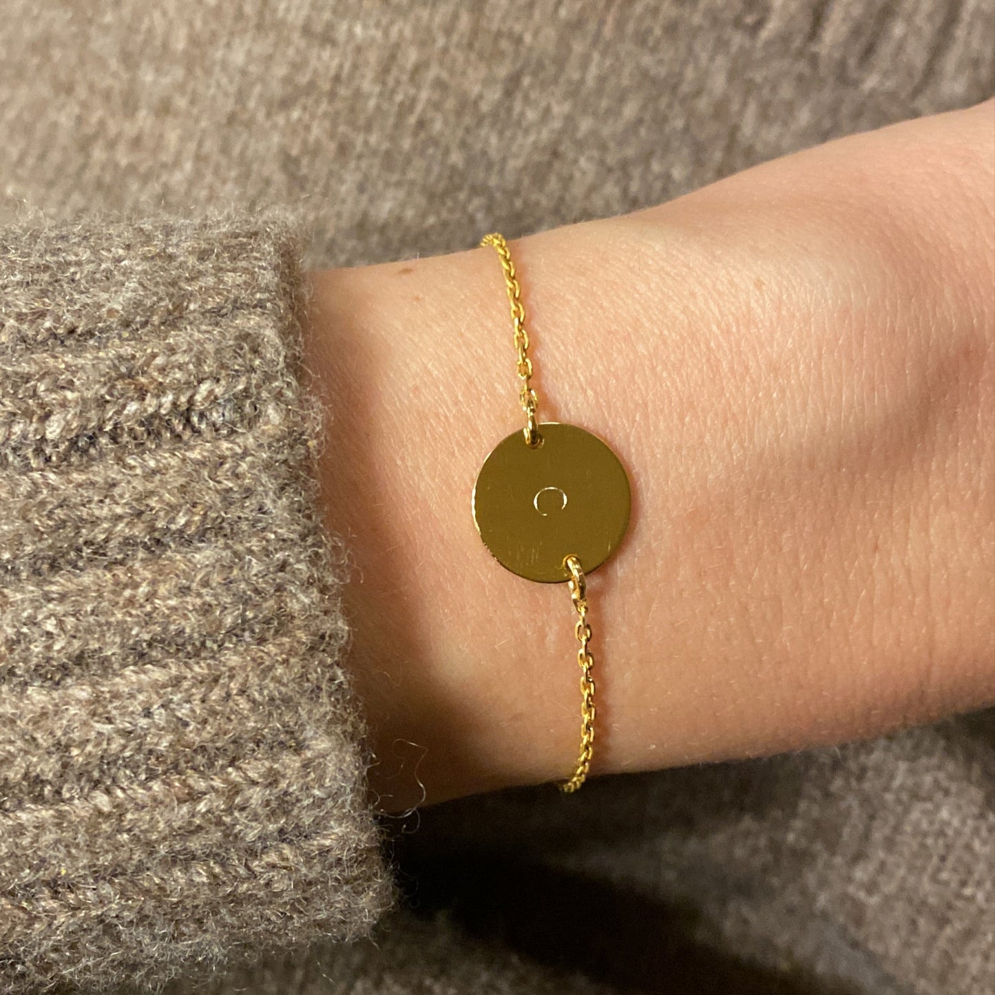 Engraved Bracelet Shine