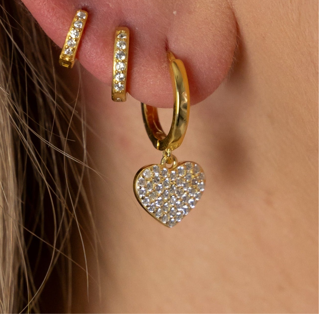Hoop Love Shine Gold