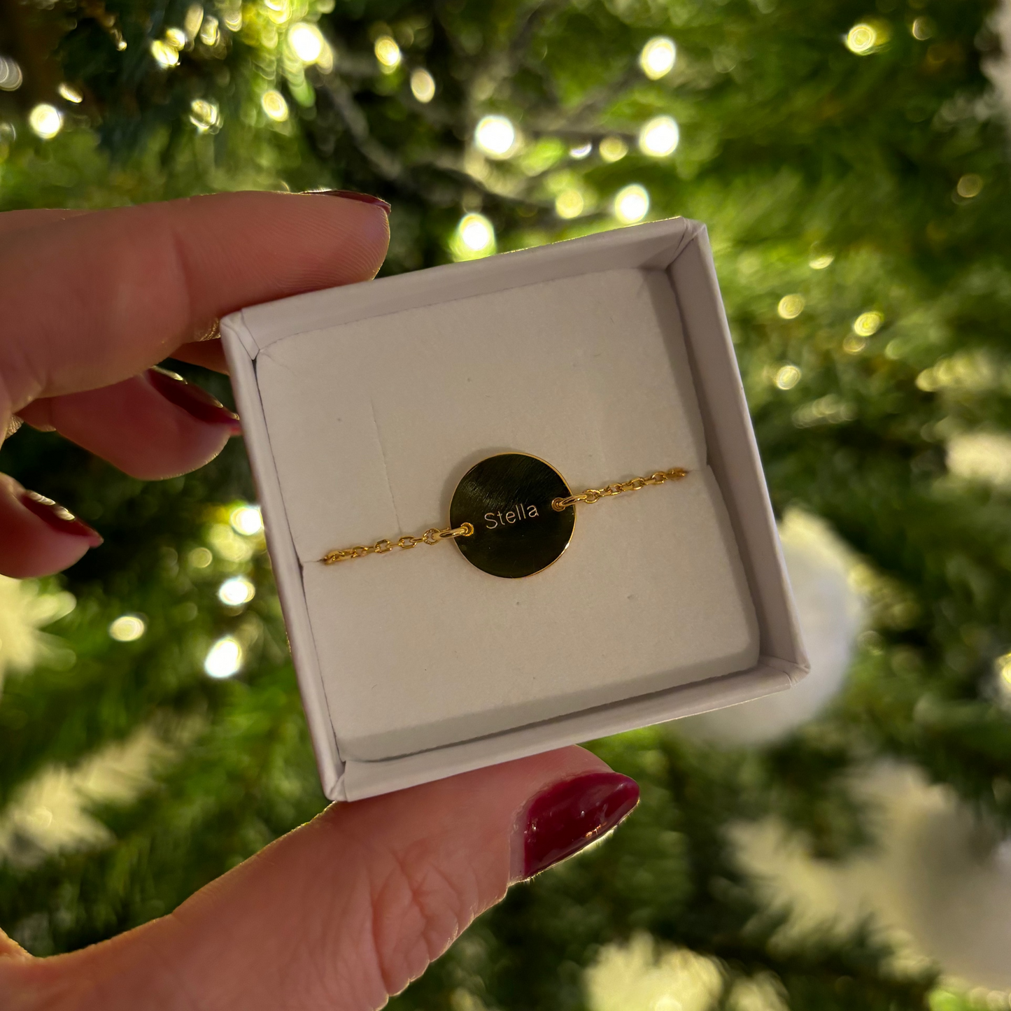 Engraved Bracelet Shine