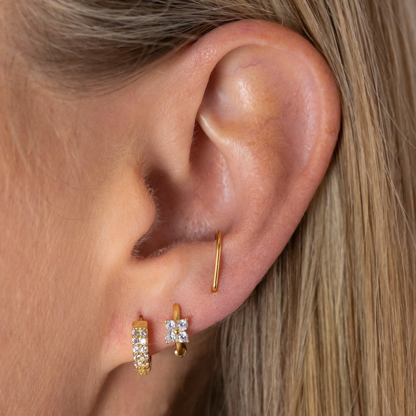 Hoop Romy White Gold