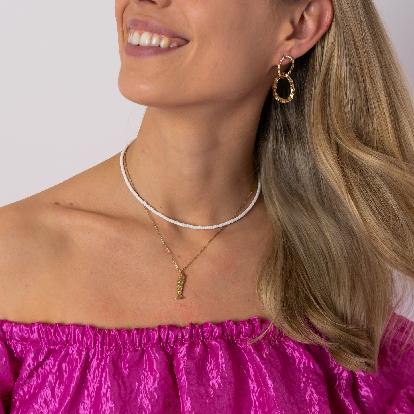 Necklace Fish Gold