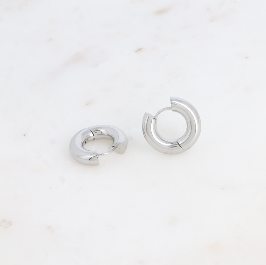Earrings Estelle Silver 20mm