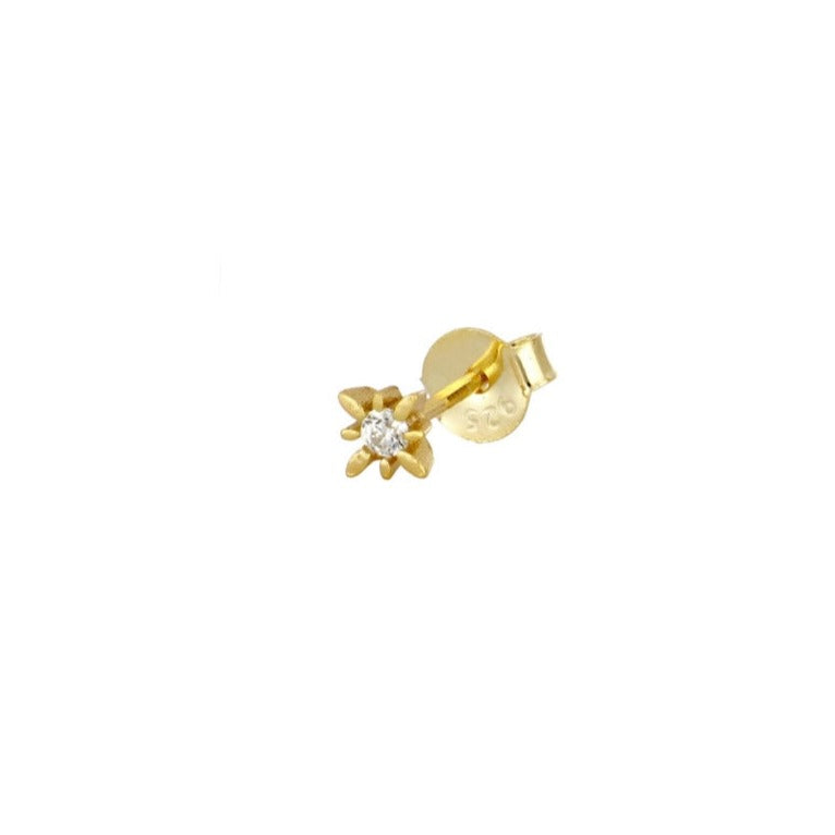Stud Flash White Gold