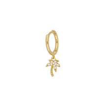 Load image into Gallery viewer, Hoop Palmtree Shine Gold
