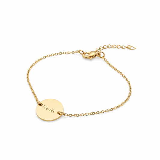 Engraved Bracelet Shine