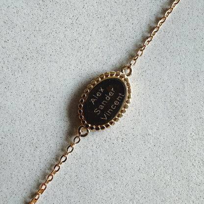 Engraved Bracelet Star