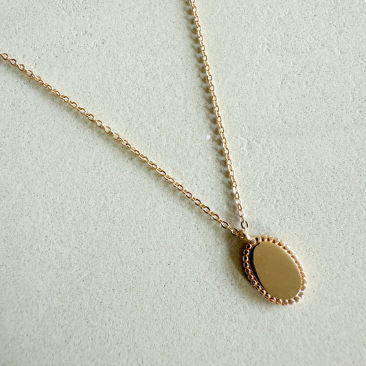 Engraved Necklace Star
