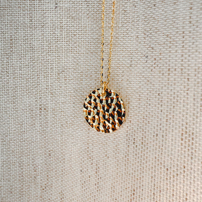 Engraved Necklace Moon