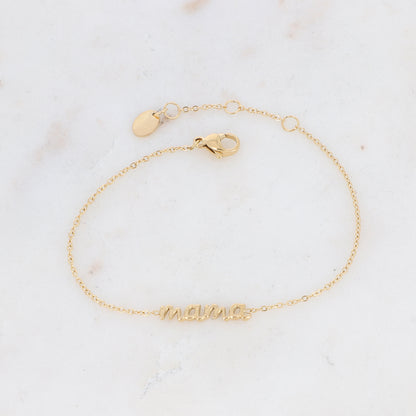 Bracelet Mama Gold