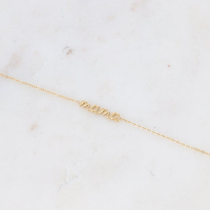 Bracelet Mama Gold