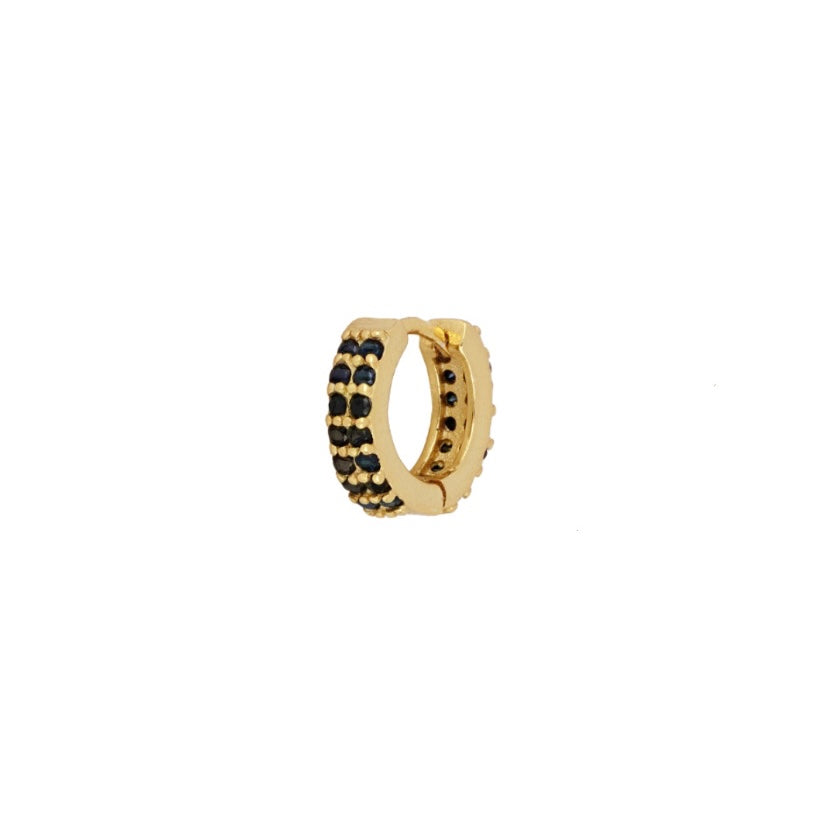 Hoop Romy Black Gold