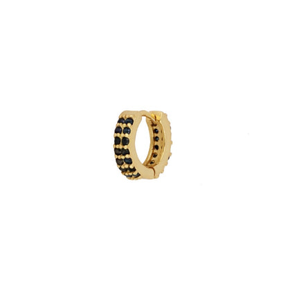 Hoop Romy Black Gold