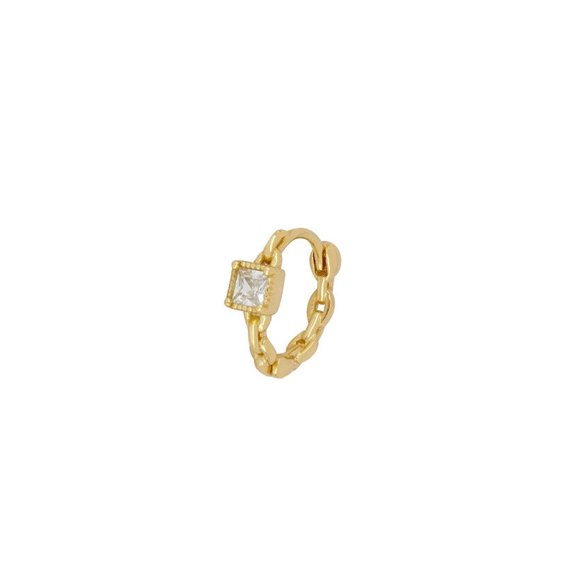 Hoop Tess White Gold