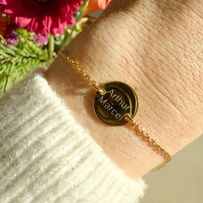 Engraved Bracelet Shine