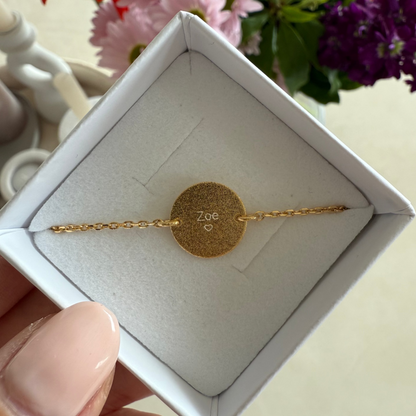 Engraved Bracelet Sparkle
