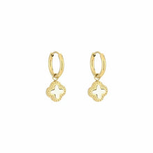 Load image into Gallery viewer, Earrings Clover Gold
