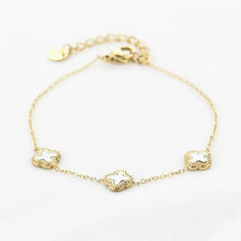 Load image into Gallery viewer, Bracelet Clover Gold
