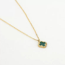 Load image into Gallery viewer, Necklace Clover Green
