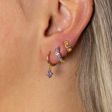 Load image into Gallery viewer, Hoop Romy Lilac Gold
