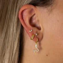 Load image into Gallery viewer, Hoop Snake Shine Gold
