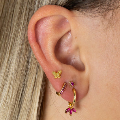 Stud Flash Pink Gold
