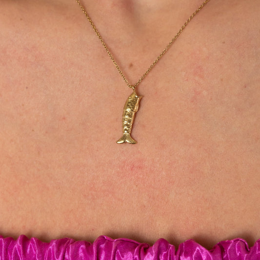 Necklace Fish Gold