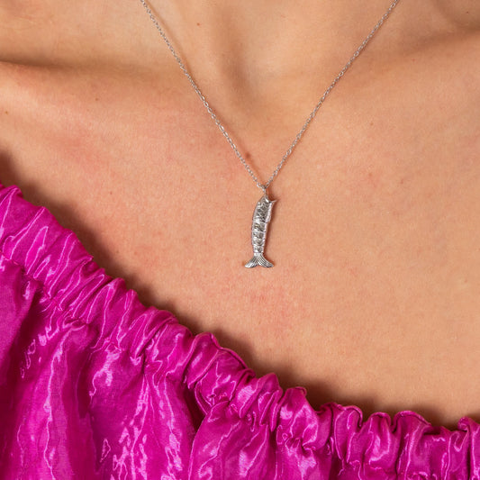 Necklace Fish Silver