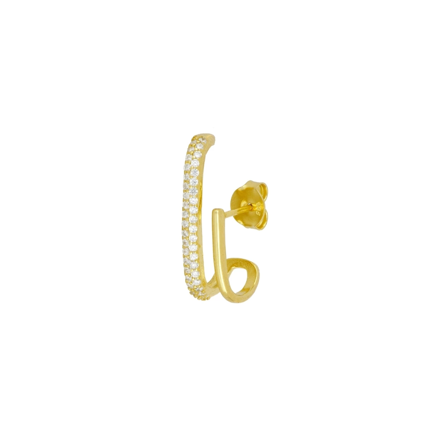 Stud Céline Gold