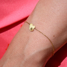 Load image into Gallery viewer, Bracelet Duo Heart Gold
