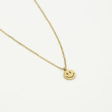Load image into Gallery viewer, Necklace Smiley Gold
