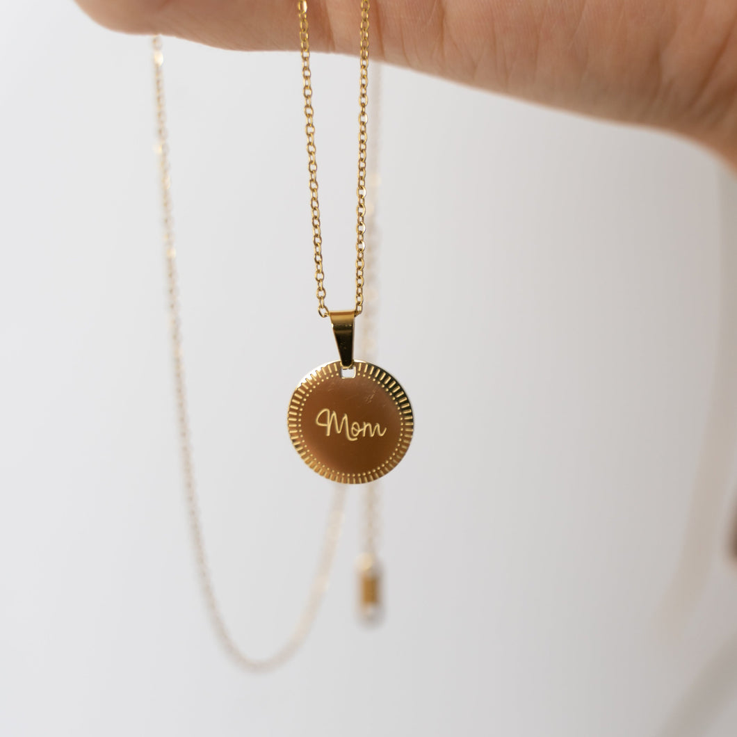 Necklace Mom Gold