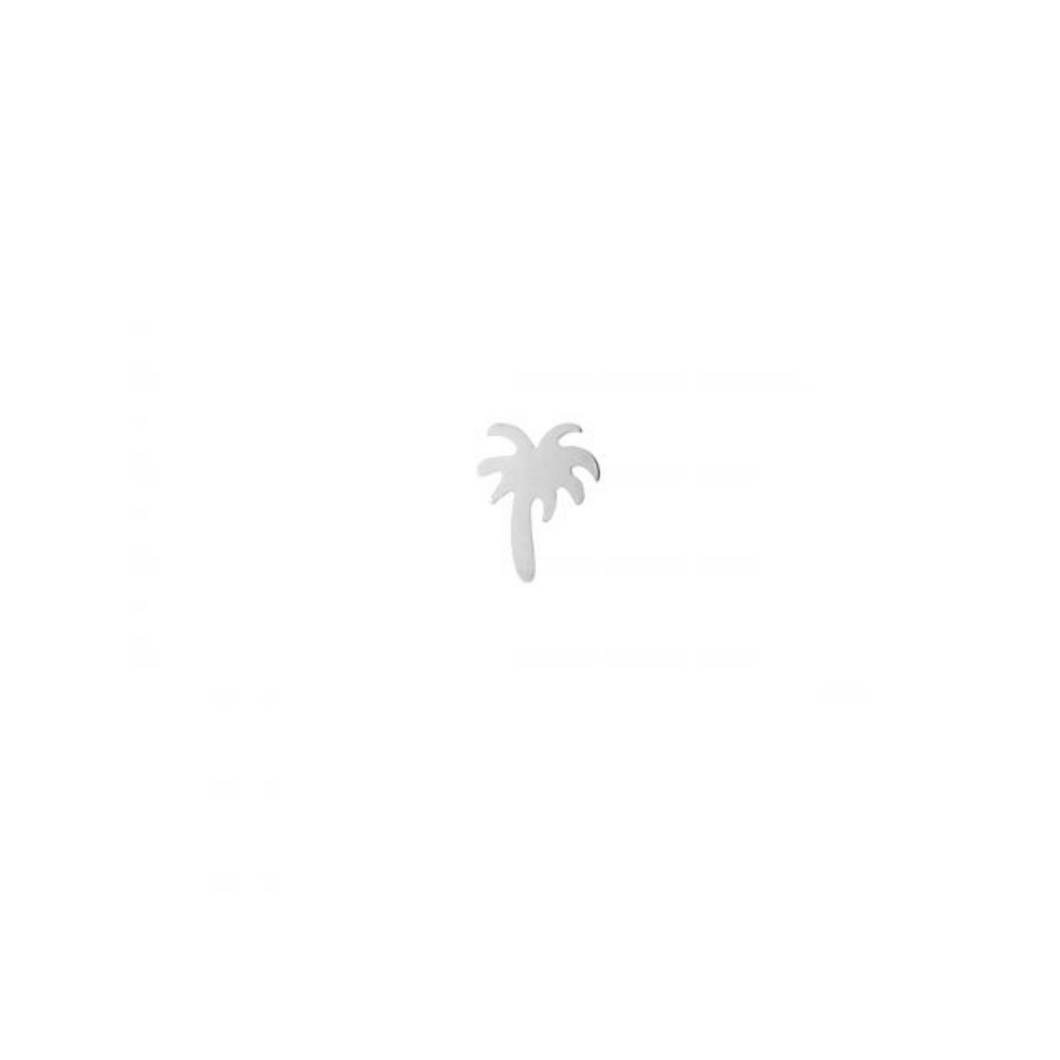 Stud Palmtree Silver