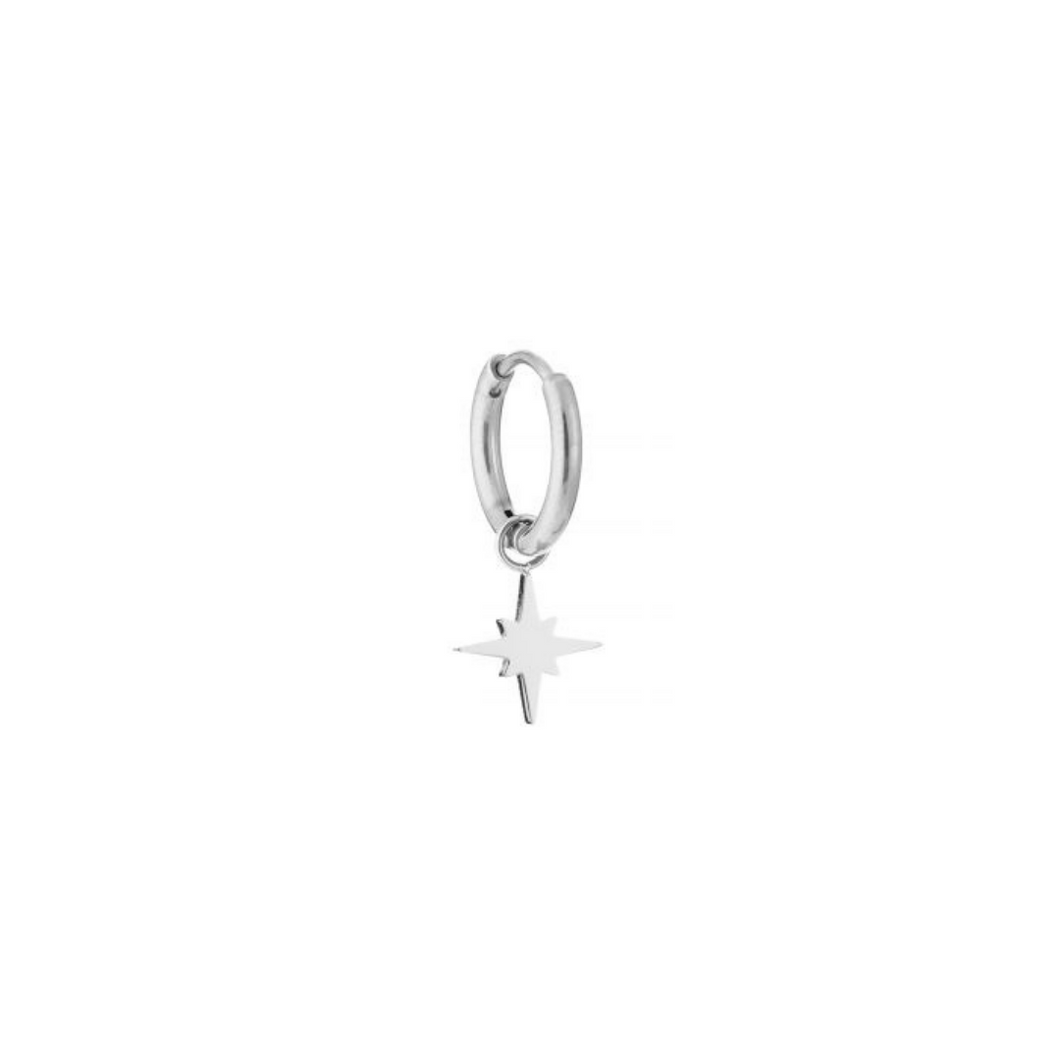 Hoop Isa Silver