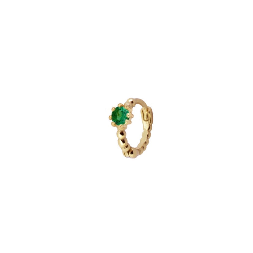 Hoop Fay Green Gold