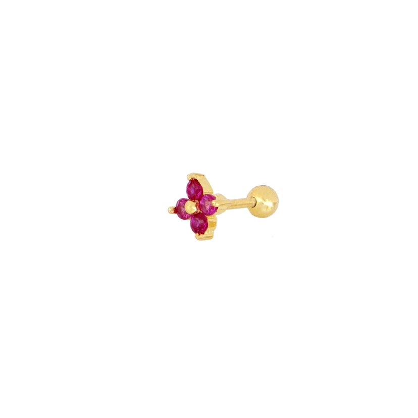 Piercing Flower Pink Gold