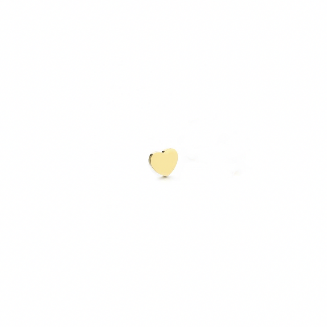 Stud Heart Gold