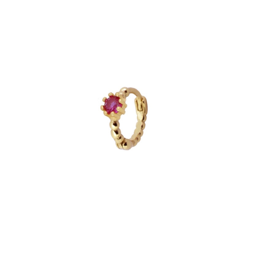 Hoop Fay Pink Gold